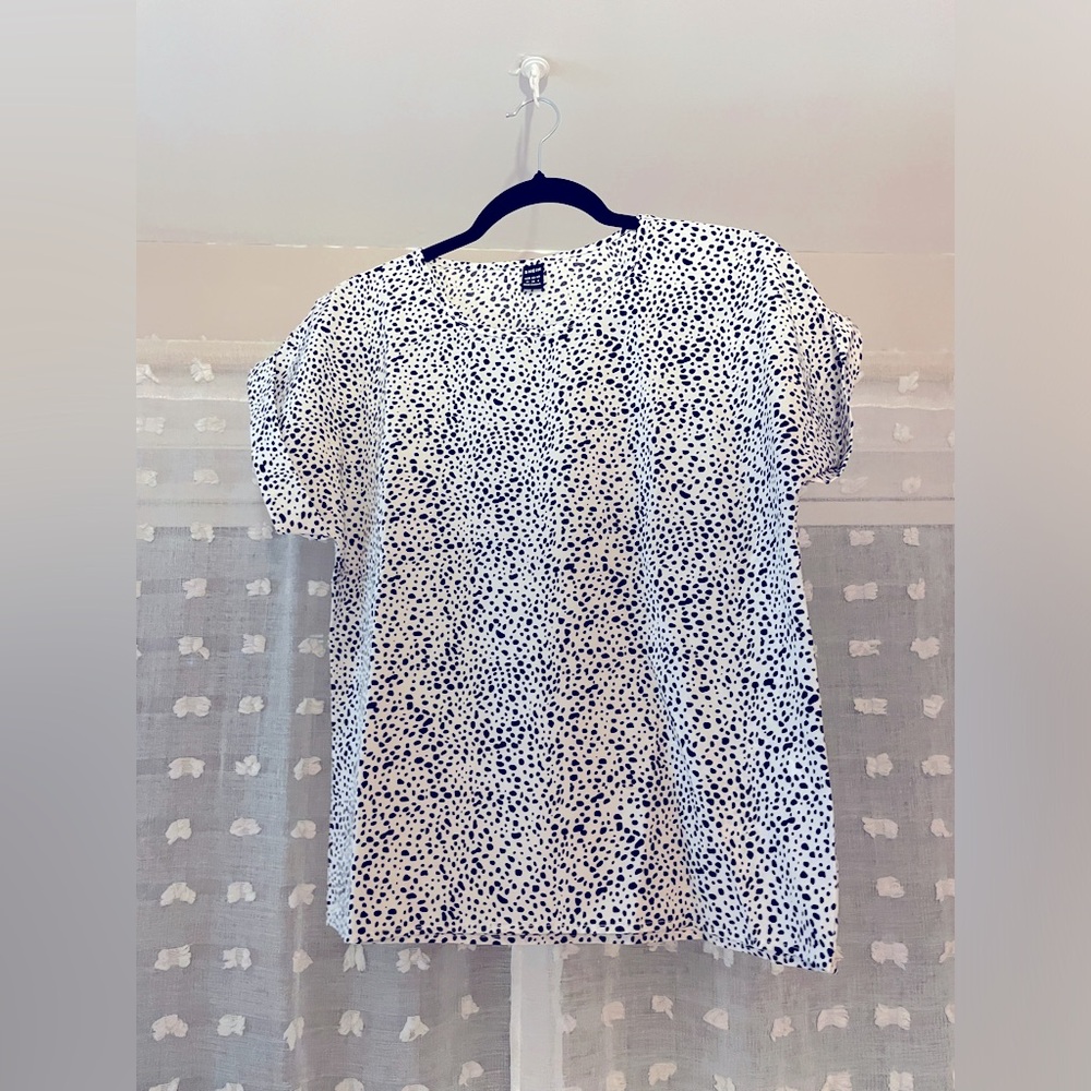 Shein Dalmatian print top